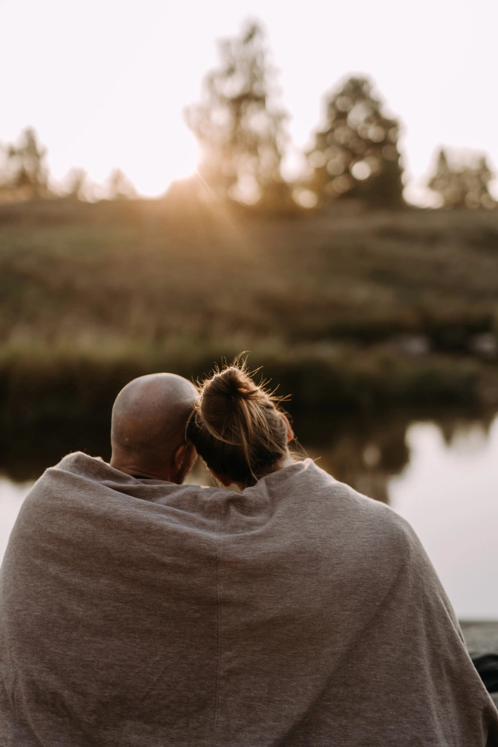 Vaaleanruskea merinovillainen paripeiton pussilakana IVAN