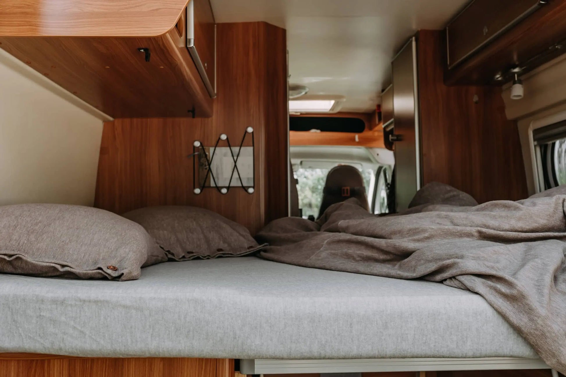 IVAN merinovillainen parisängyn muotoonommeltu lakana vaaleanharmaa