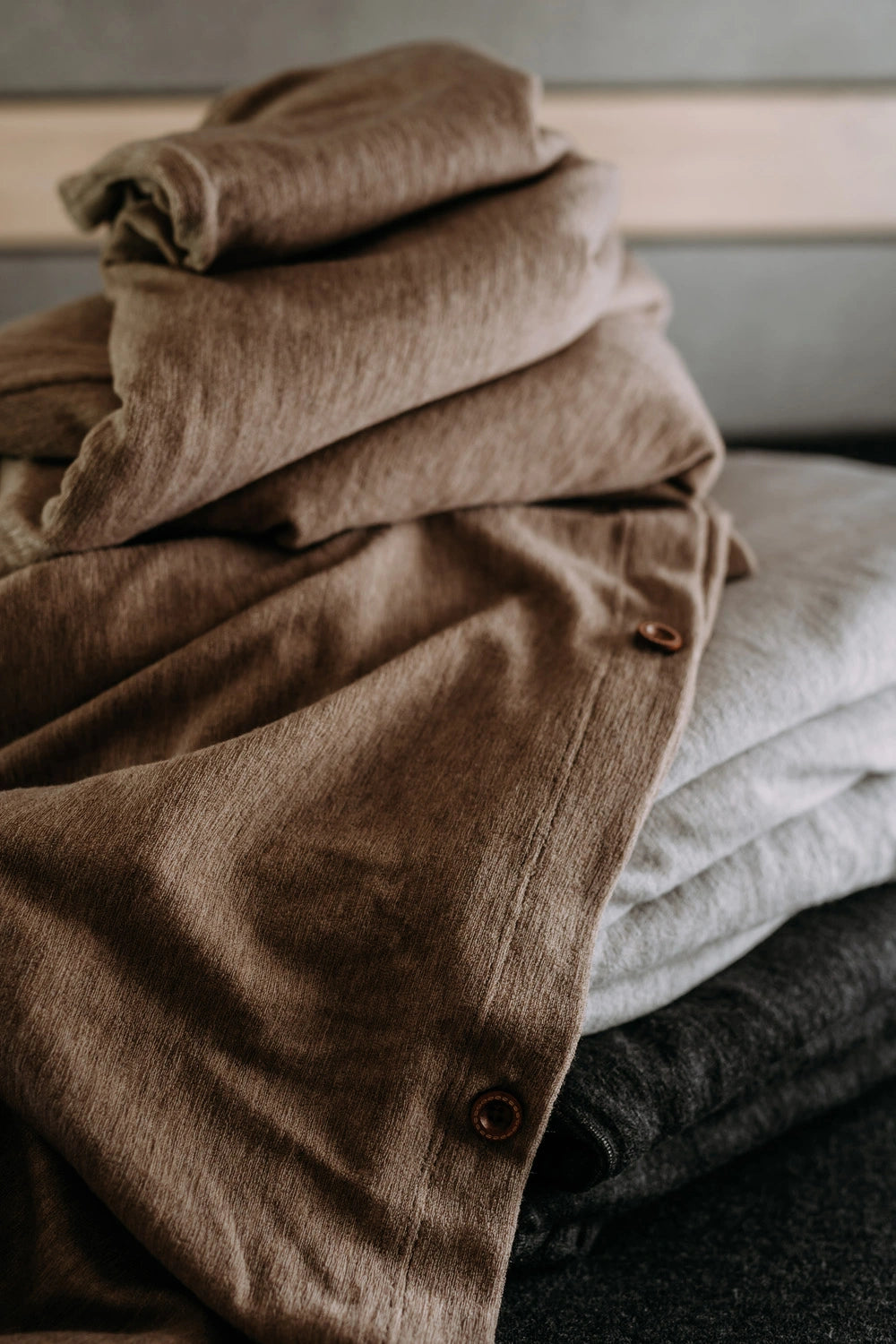 IVAN merinovillainen tuplapussilakana vaaleanruskea