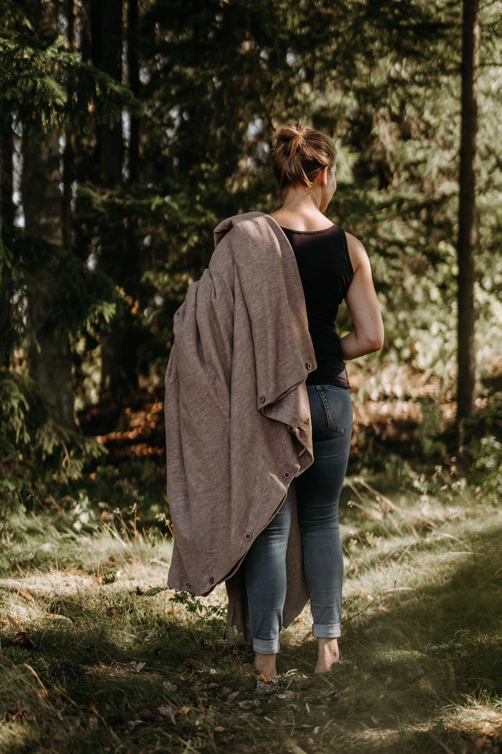 IVAN merinovillainen pussilakana vaaleanruskea