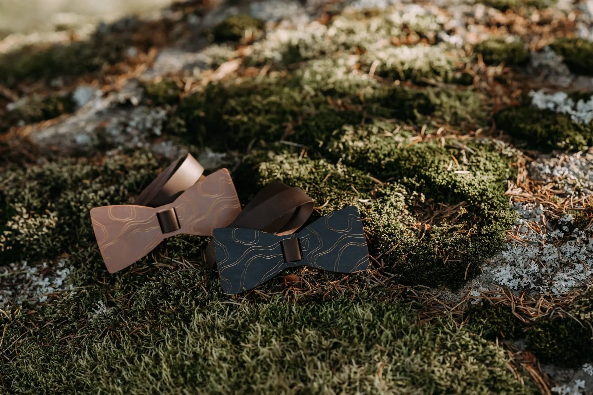 IVAN puinen laserleikattu mirri ruskea ja musta